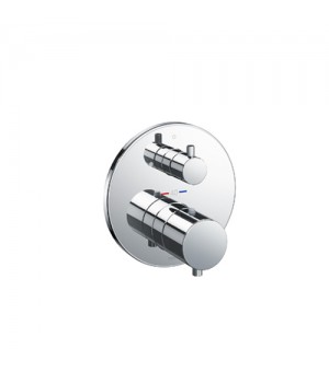 خلاط دش مخفي حركة واحدة مدور مع مفتاح تحكم في درجة حرارة الماء مع قاعدة تثبيت (TBN01001) - صناعة صيني # TOTO - TBV01407B